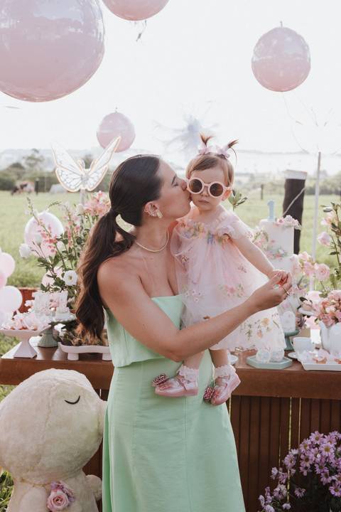 Aniversário infantil com tema jardim '