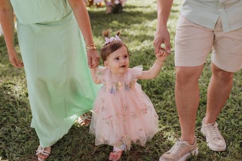 Aniversário infantil com tema jardim '
