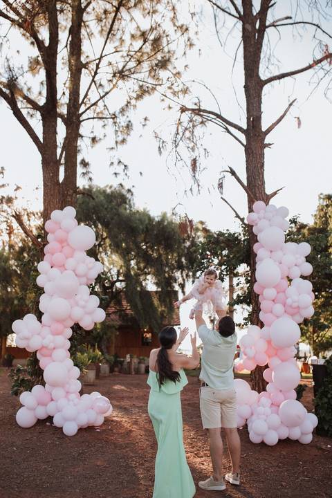 Aniversário infantil com tema jardim '