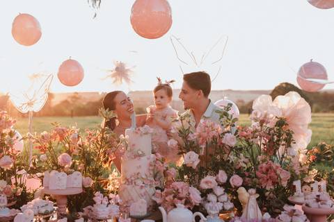 Aniversário infantil com tema jardim '