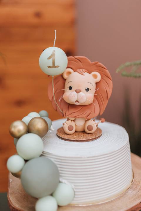 Aniversário infantil com tema Leão'