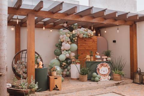 Aniversário infantil com tema Leão'