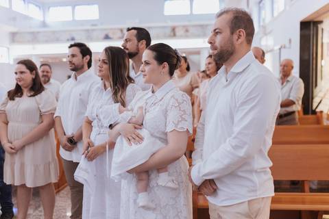 Cerimônia de batizado'