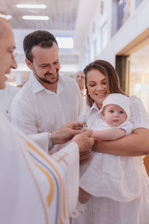 Cerimônia de batizado'