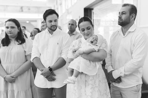 Cerimônia de batizado'