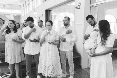 Cerimônia de batizado'