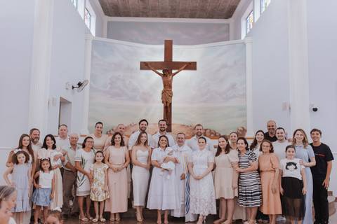 Cerimônia de batizado'
