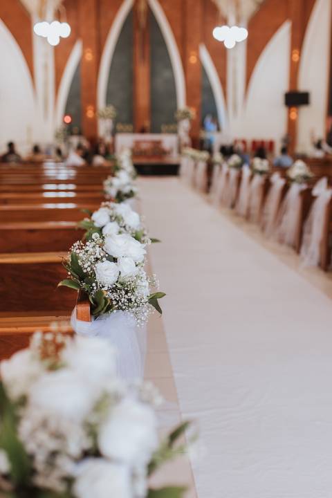 Inspiração de casamento intimista na igreja '
