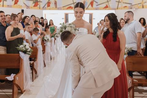 Inspiração de casamento intimista na igreja '