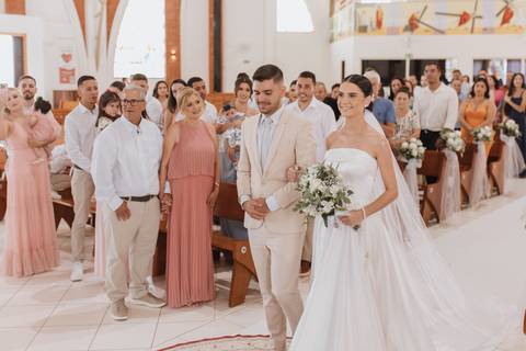 Inspiração de casamento intimista na igreja '