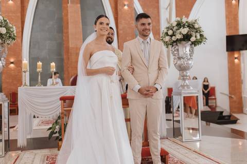 Inspiração de casamento intimista na igreja '