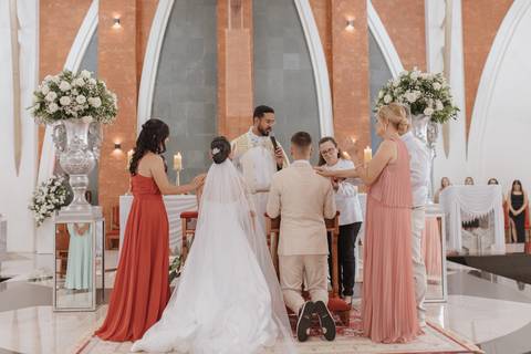 Inspiração de casamento intimista na igreja '