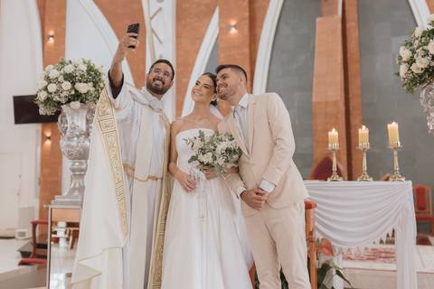 Inspiração de casamento intimista na igreja '