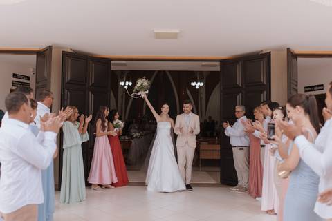 Inspiração de casamento intimista na igreja '