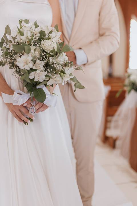 Inspiração de casamento intimista na igreja '