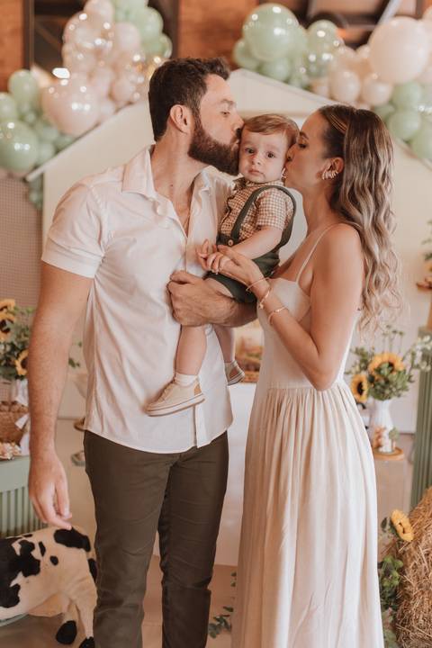 Aniversário infantil com tema de fazenda'