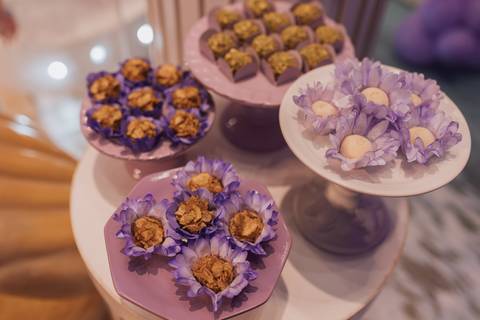 Aniversário infantil com tema de pequena sereia'