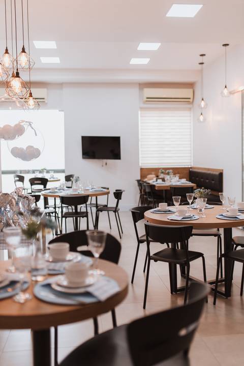 chá de bebe minimalista'