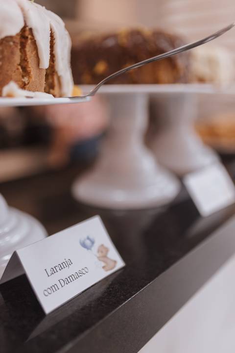 chá de bebe minimalista'