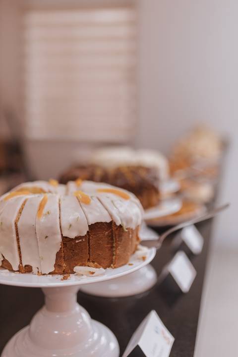 chá de bebe minimalista'