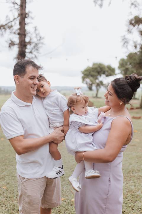 Aniversário de 1 ano com tema de lavanda'