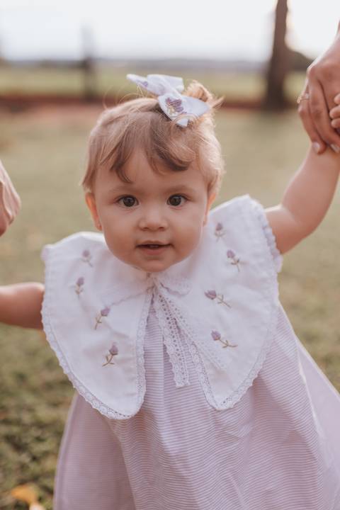 Aniversário de 1 ano com tema de lavanda'