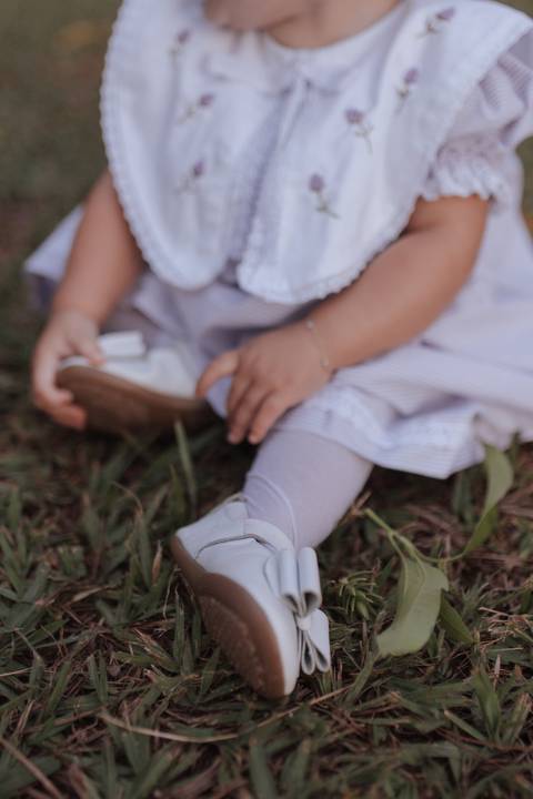 Aniversário de 1 ano com tema de lavanda'