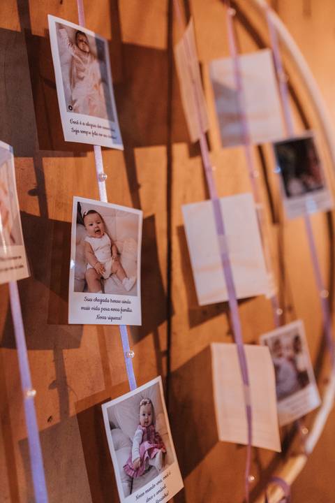 Aniversário de 1 ano com tema de lavanda'