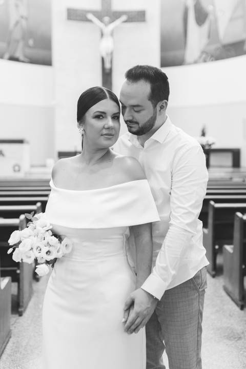 Inspiração de casamento intimista na igreja '