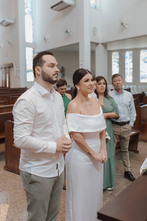 Inspiração de casamento intimista na igreja '