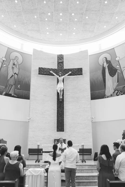 Inspiração de casamento intimista na igreja '