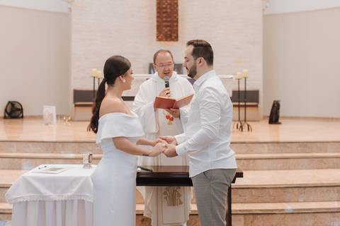 Inspiração de casamento intimista na igreja '