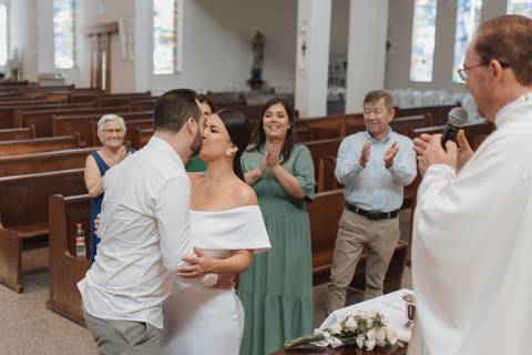 Inspiração de casamento intimista na igreja '