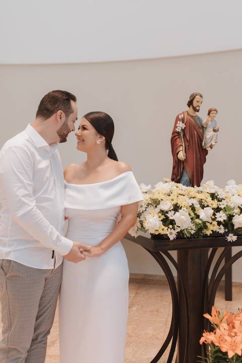 Inspiração de casamento intimista na igreja '