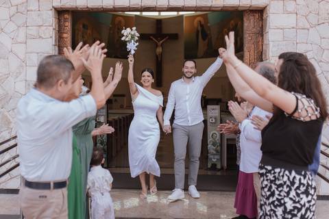 Inspiração de casamento intimista na igreja '