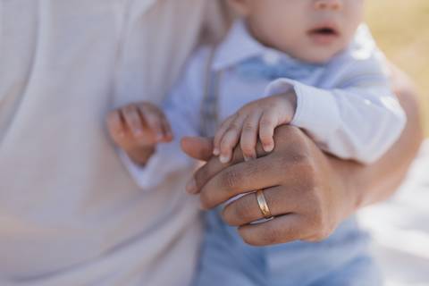 Ensaio em família no campo'