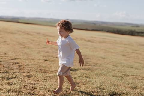Ensaio em família no campo'
