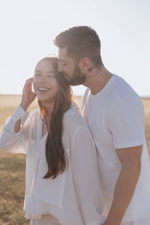 Ensaio em família no campo'