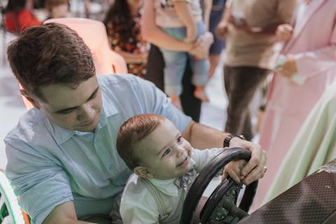 Aniversário infantil com tema de dinossauro '