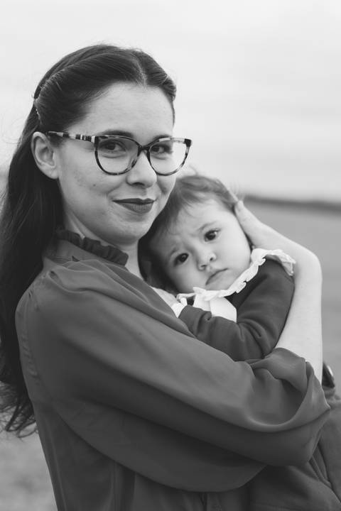 Ensaio em família no campo'