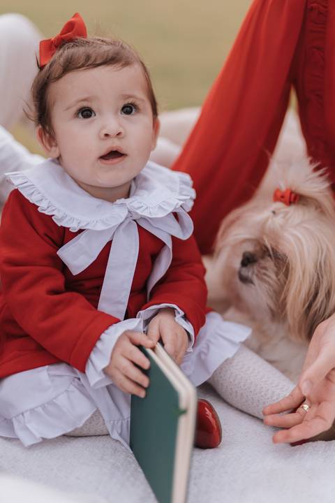 Ensaio em família no campo'