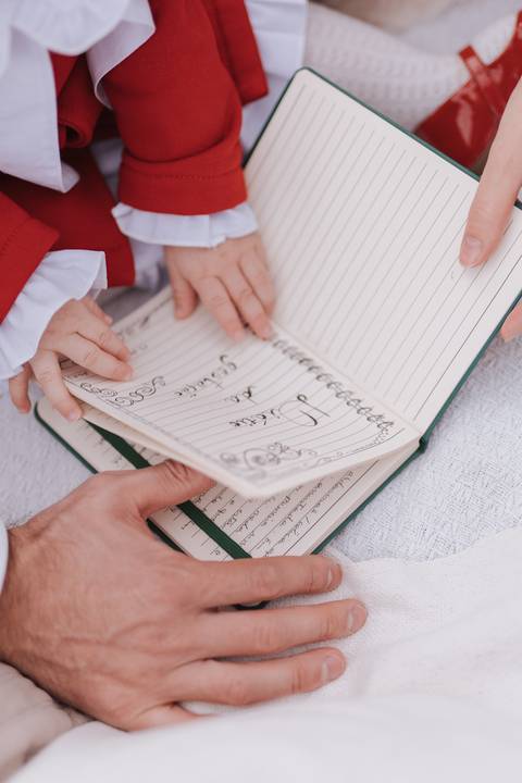 Ensaio em família no campo'