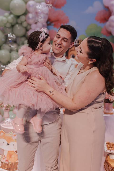 Aniversário infantil com tema de Jardim'