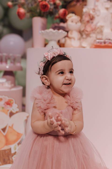 Aniversário infantil com tema de Jardim'