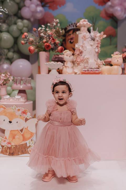 Aniversário infantil com tema de Jardim'