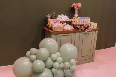 Aniversário infantil com tema de Jardim'