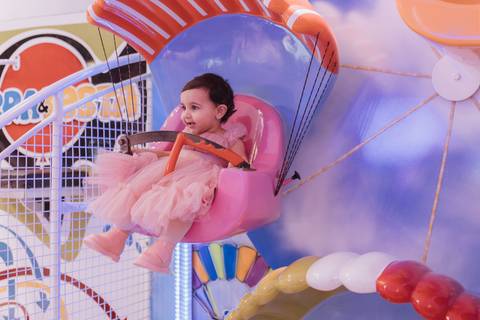 Aniversário infantil com tema de Jardim'