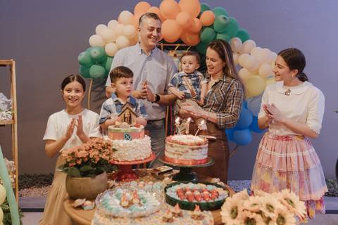 Aniversário infantil com tema de São João'