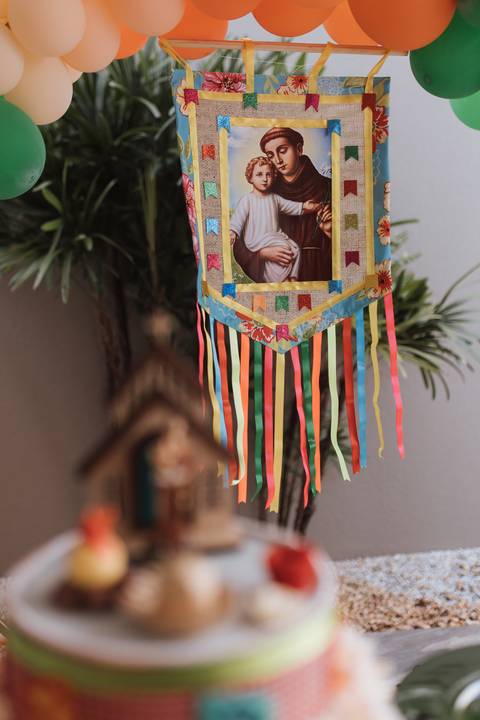 Aniversário infantil com tema de São João'
