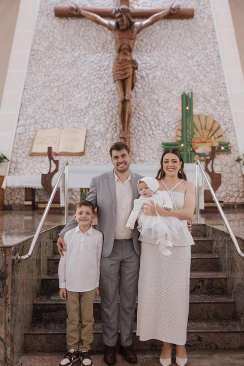 Cerimônia de batizado'